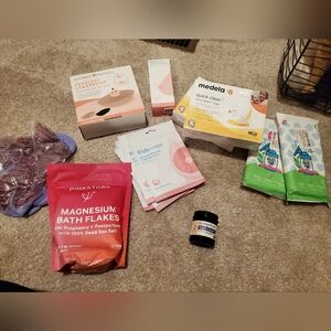 Maternity Kit. Postpartum And Breastfeeding Supplies